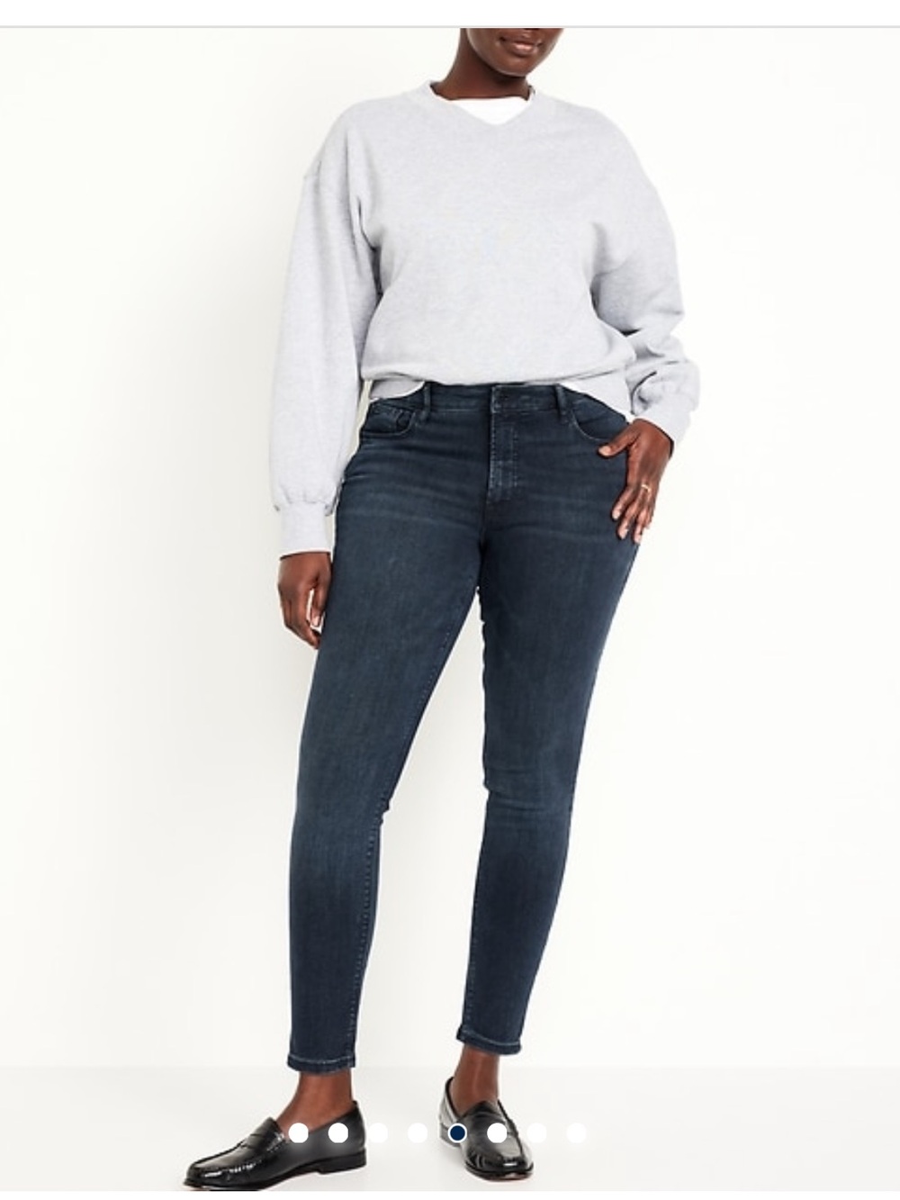 Old Navy Rockstar Super Skinny Jeans Dark Rinse Blue Women’s Size 22